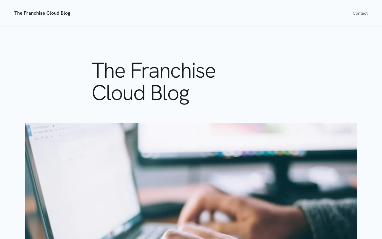 A site built with the Minimal template.